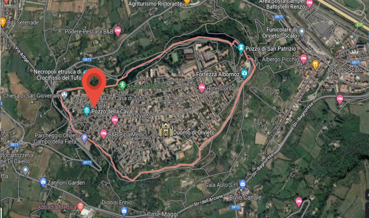 Stanza Con Bagno Privato Orvieto Centro Storico, Aria Condizionata Netflix Vicino Al Pozzo Della Cava-Affittacamere "Carvajal Rooms" 外观 照片